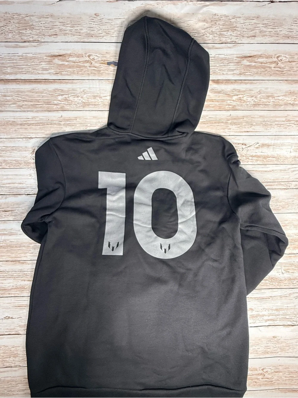 Messi adidas Black Hooded Sweatshirt NEE